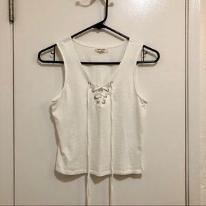 NWOT! F21 White Tank Top